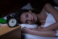 Woman with insomnia Royalty Free Stock Photo