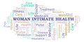 Woman Intimate Health word cloud