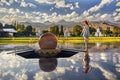 Woman at Issyk Kul Lake