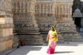 Woman in a Jain temple