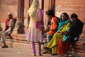 Woman at Jama Masjid, Delhi Royalty Free Stock Photo