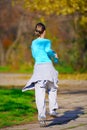 Woman jogging Royalty Free Stock Photo
