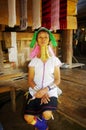 Woman of the Kayan Lahwi or Padong tribe