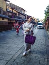 Woman in kimono Royalty Free Stock Photo