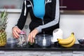 Fresh and Colorful Ingredients for a Nutrient-Packed Smoothie Royalty Free Stock Photo