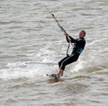 Woman kite surfer