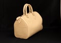 Woman leather handbag isolated