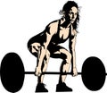 Woman Lifting Weights