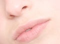 Woman lips Royalty Free Stock Photo