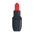 Woman lipstick icon, flat style