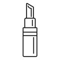 Woman lipstick icon, outline style