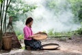 Woman in local thailand