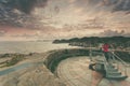 Lookout at Lindesnes Lighthouse in Norway