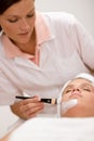 Woman at luxury spa beauty treatment Royalty Free Stock Photo