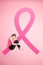 Prevention breast cancer concept Royalty Free Stock Photo