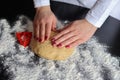 Baking Memories: Festive Christmas Tree Cookies Taking Shape