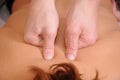 Woman on massage