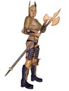 Woman in a medieval fantasy armor