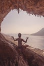 Woman meditating Royalty Free Stock Photo