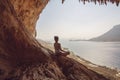 Woman meditating Royalty Free Stock Photo