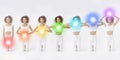 Seven Chakras concept Royalty Free Stock Photo