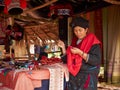 A woman from the Mein or Yao Hill Tribe