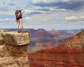 Woman mountain Hiker