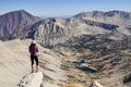 Woman On Mountain Top