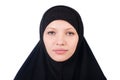 Woman with muslim burqa Royalty Free Stock Photo