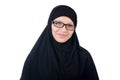 Woman with muslim burqa Royalty Free Stock Photo
