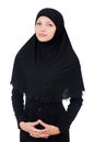 Woman with muslim burqa Royalty Free Stock Photo