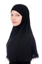 Woman with muslim burqa Royalty Free Stock Photo