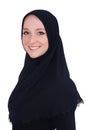 Woman with muslim burqa Royalty Free Stock Photo