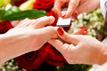 Woman in nail studio receiving pedicure Royalty Free Stock Photo