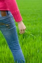 Woman in nature Royalty Free Stock Photo