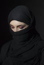 Woman in niqab