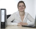 Woman in office Royalty Free Stock Photo