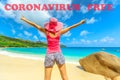 Coronavirus free after Covid-19 Royalty Free Stock Photo