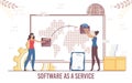 Woman Partner Cooperation via Software Service