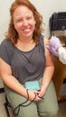 Woman Patient Immunized Flu Shot