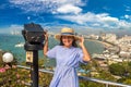 Woman at Pattaya Gulf, Thailand Royalty Free Stock Photo