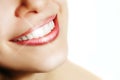 Woman with perfect smile and white teeth Royalty Free Stock Photo