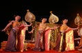 Woman performs a Thai traditional dance Royalty Free Stock Photo