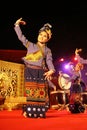 Woman performs a Thai traditional dance Royalty Free Stock Photo