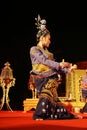 Woman performs a Thai traditional dance Royalty Free Stock Photo