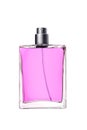 Woman perfume in beautiful bottle isolated