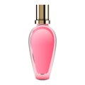 Woman perfume bottle mockup, realistic style Royalty Free Stock Photo