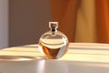 woman perfume glass fragrance bottle scent flower smell cosmetic aroma fashion. Generative AI.
