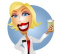 Woman Pharmacist or Doctor