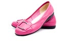 Woman pink shoes